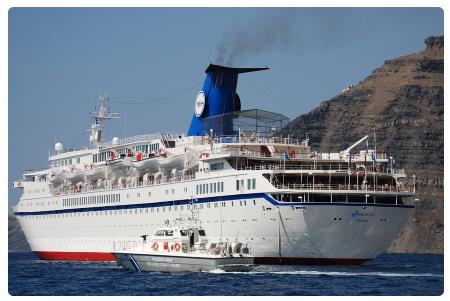 Imbarcarsi per le isole della Grecia