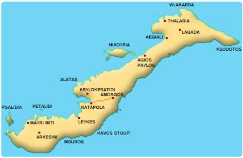 Amorgos mappa