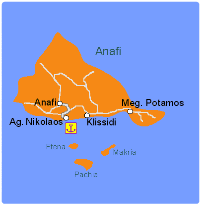 Mappa di Anafi