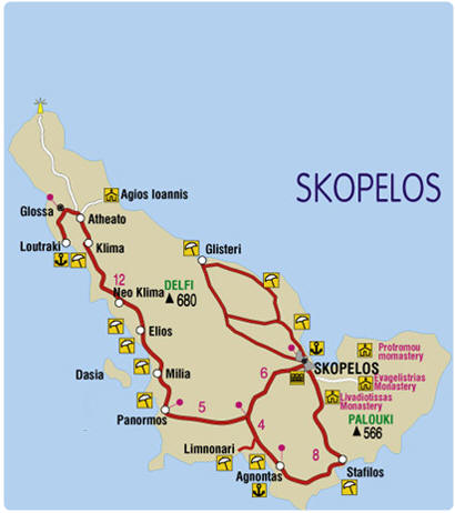 Mappa Skopelos