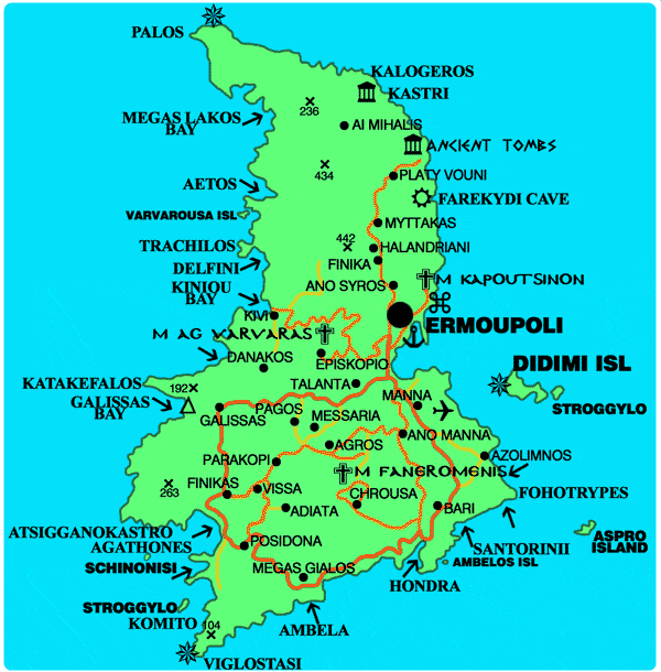 mappa Syros