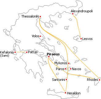 Traghetti isole greche