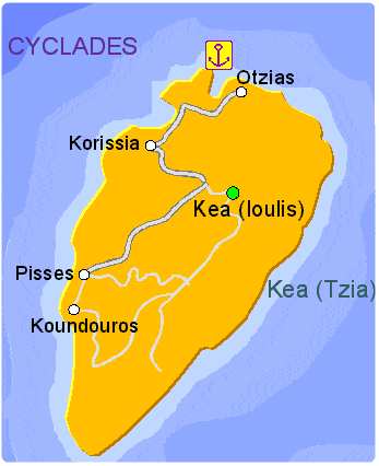 Mappa di Kea