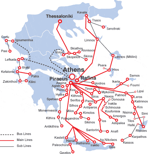 Trasporti marittimi grecia